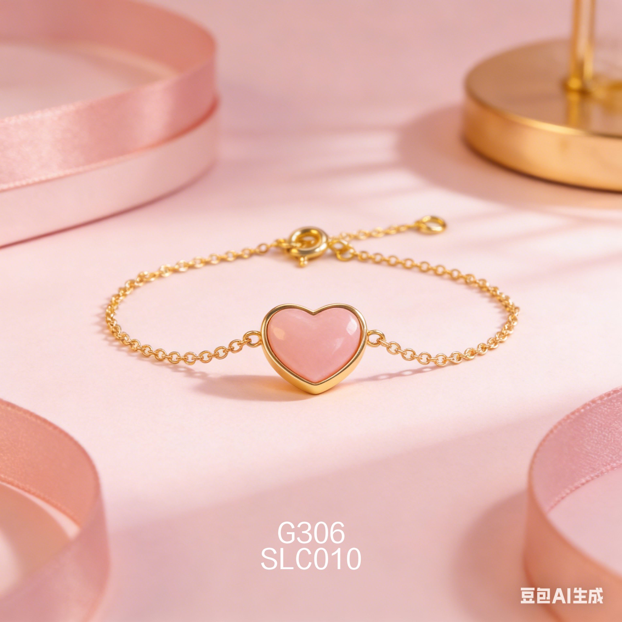 电镀黄金 3A 卜面女皇贝手链