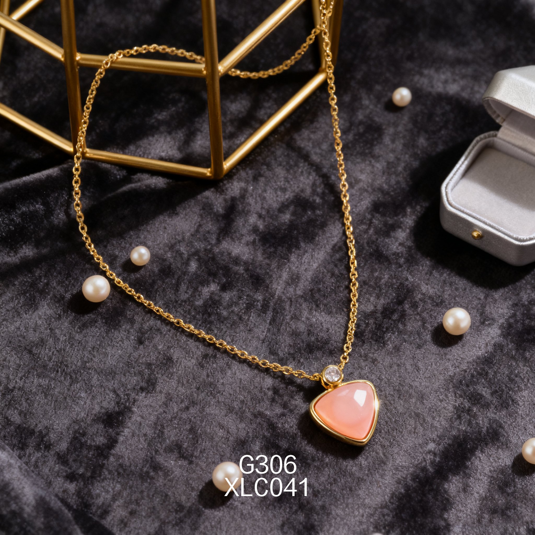 Gold-plated Abalone Necklace