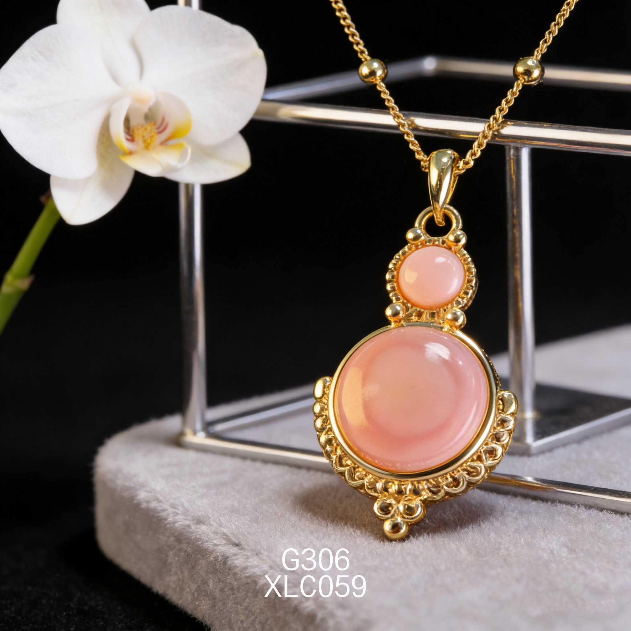 Gold-plated Abalone Necklace